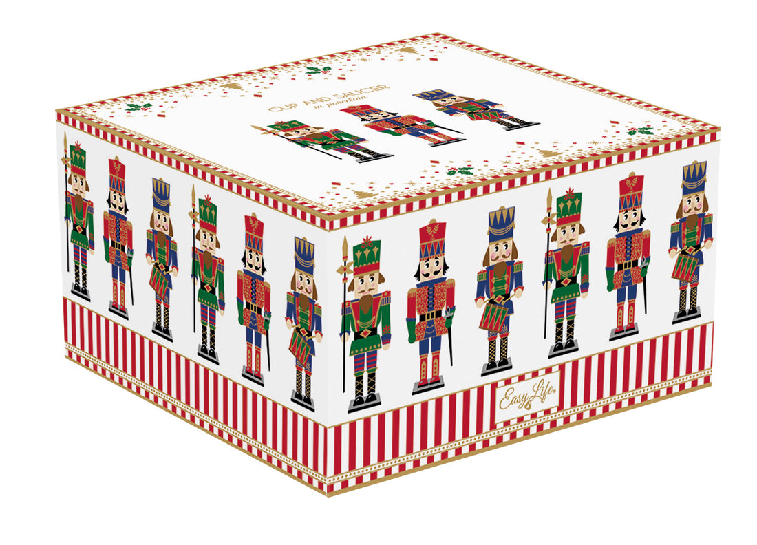 Yılbaşı Porselen Fincan ve Tabağı 200 ml