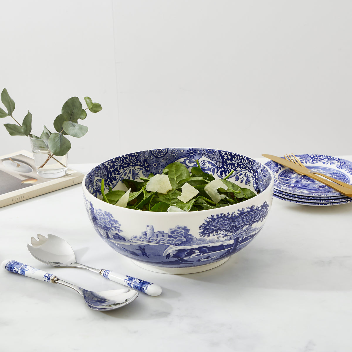Blue Italian Salata Servis Kasesi 27 cm