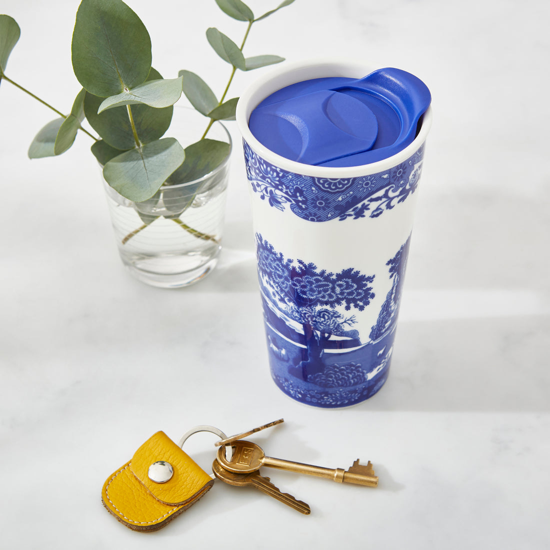 Blue Italian Travel Mug 0.35 Lt