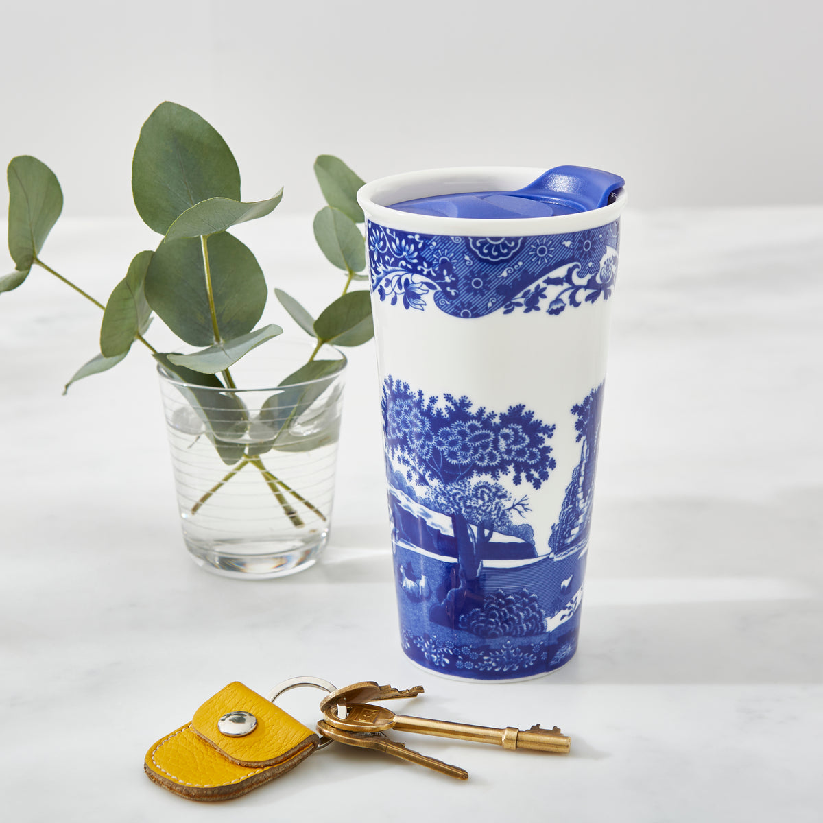 Blue Italian Travel Mug 0.35 Lt