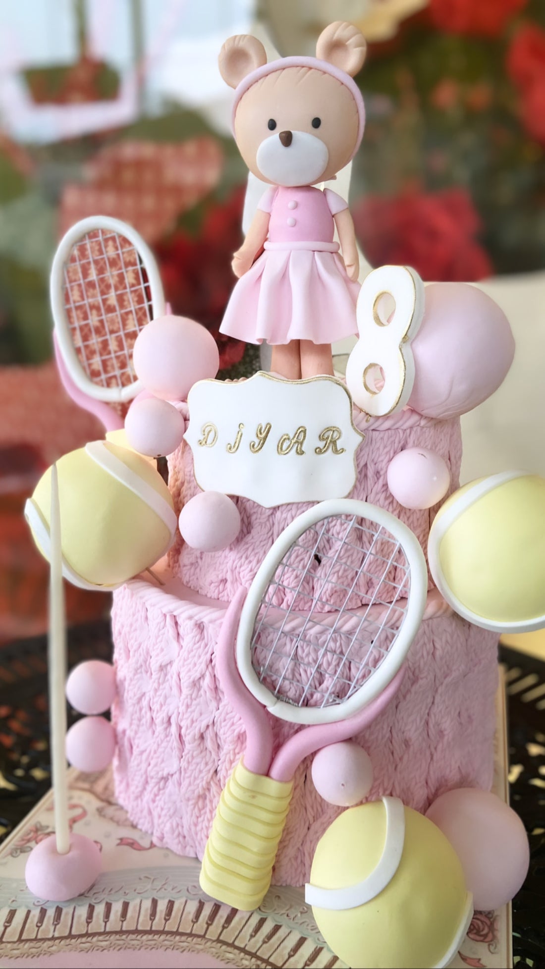 No:205 Şeker Hamurlu Tasarım Pasta