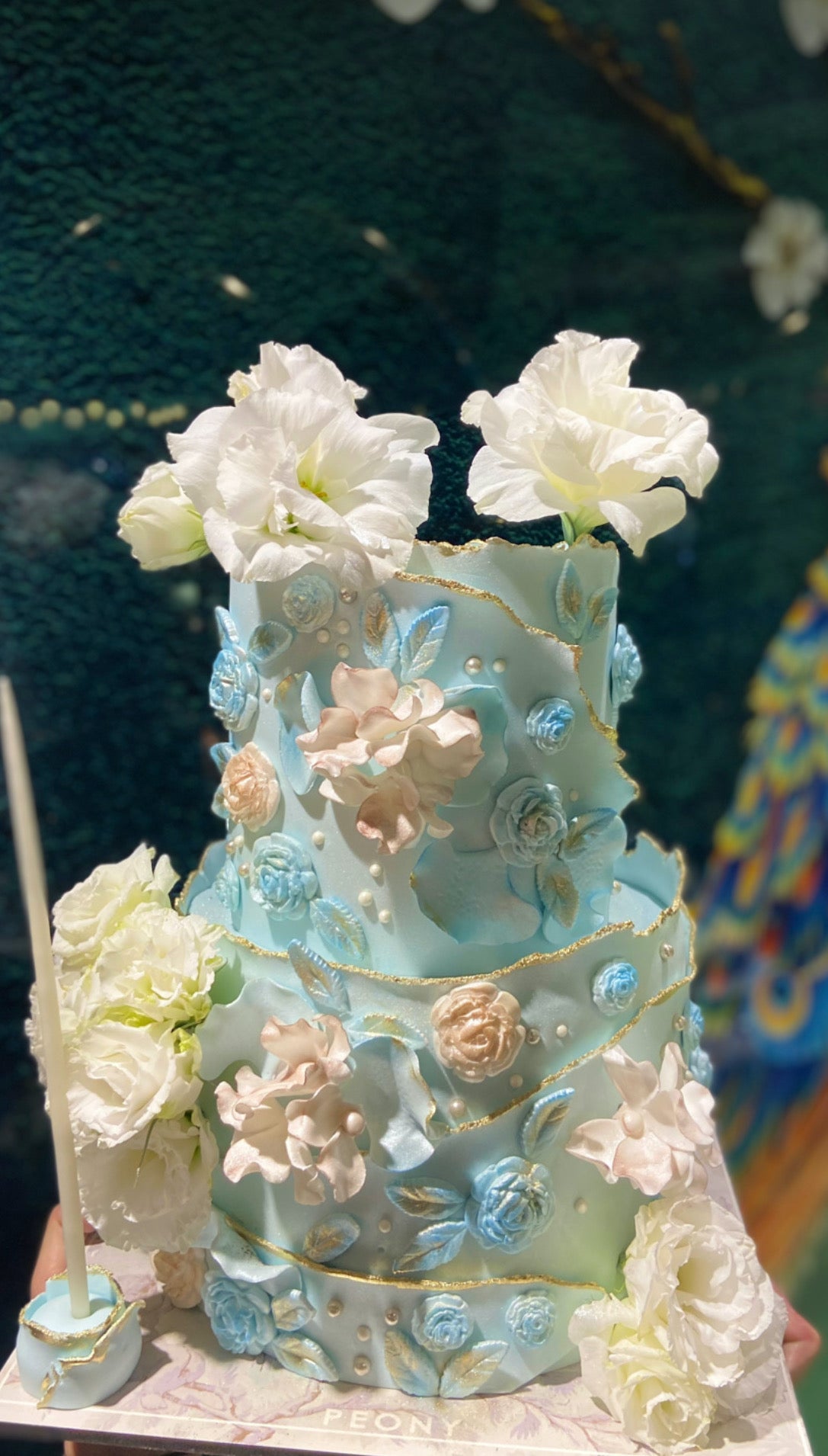 No:206 Şeker Hamurlu Tasarım Pasta