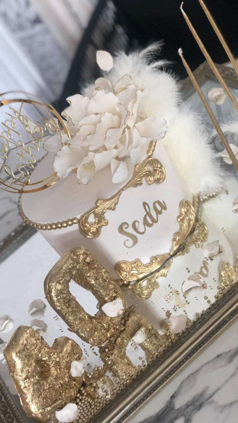 No:246 Şeker Hamurlu Tasarım Pasta