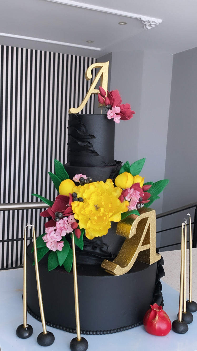 No:107 Şeker Hamurlu Tasarım Pasta