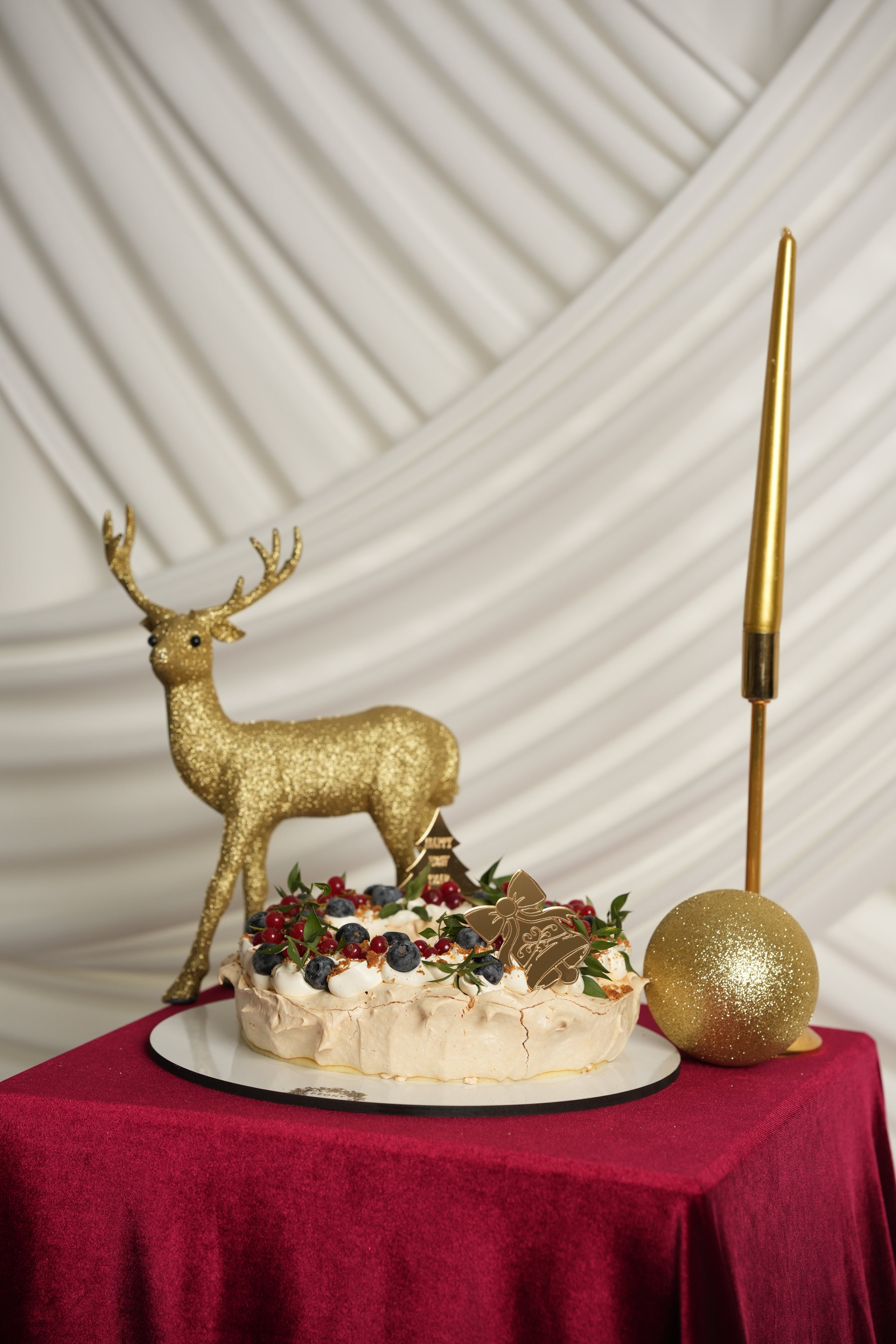 Yılbaşı Tasarım Pavlova Pasta