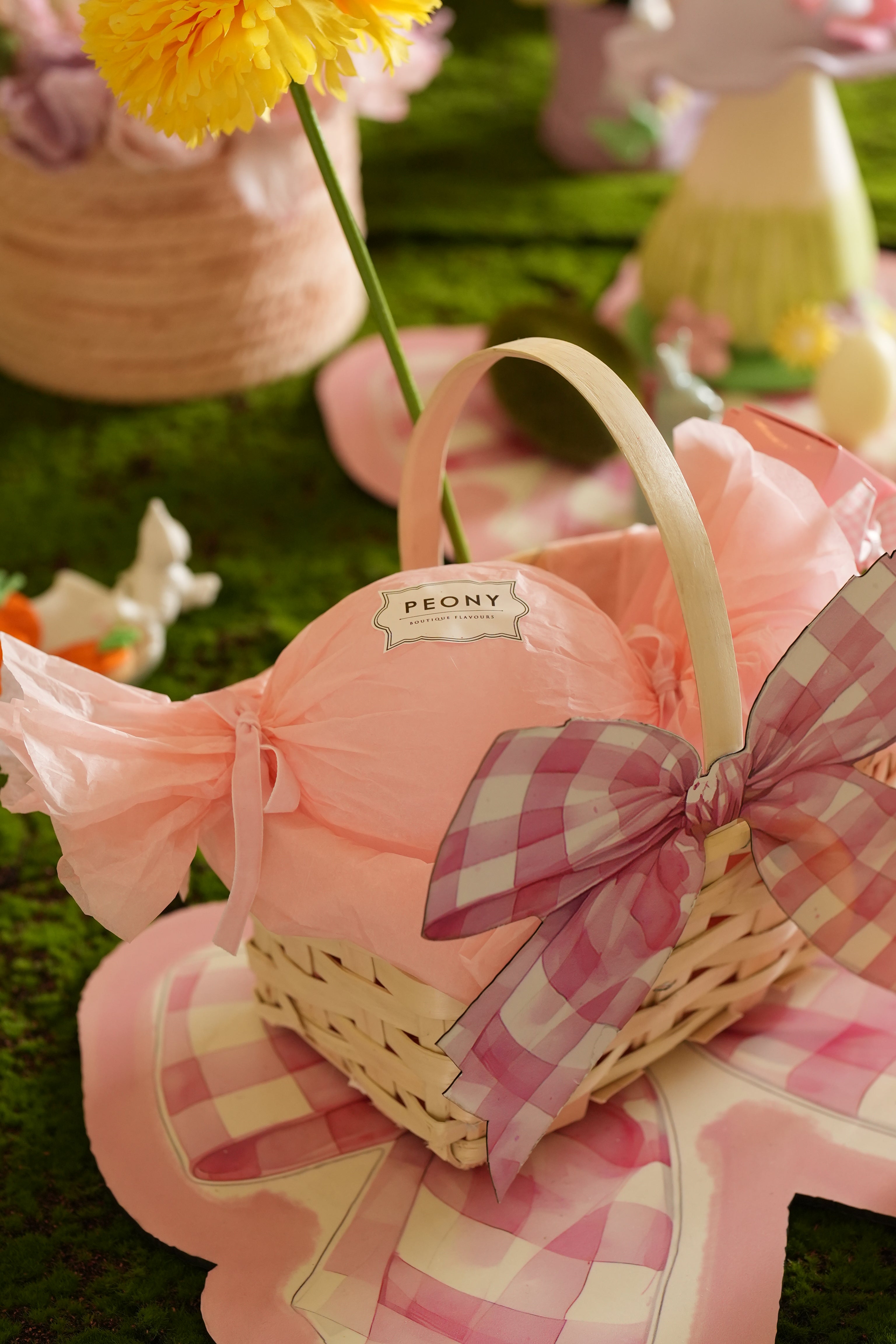 Easter Pembe Küçük Sepet