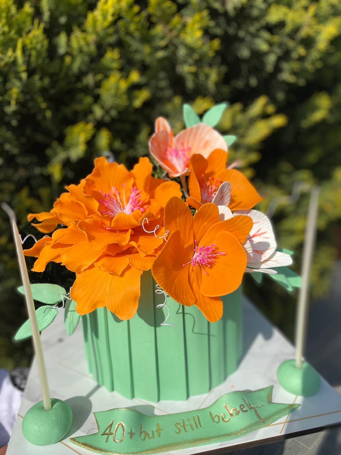 No:242 Şeker Hamurlu Tasarım Pasta