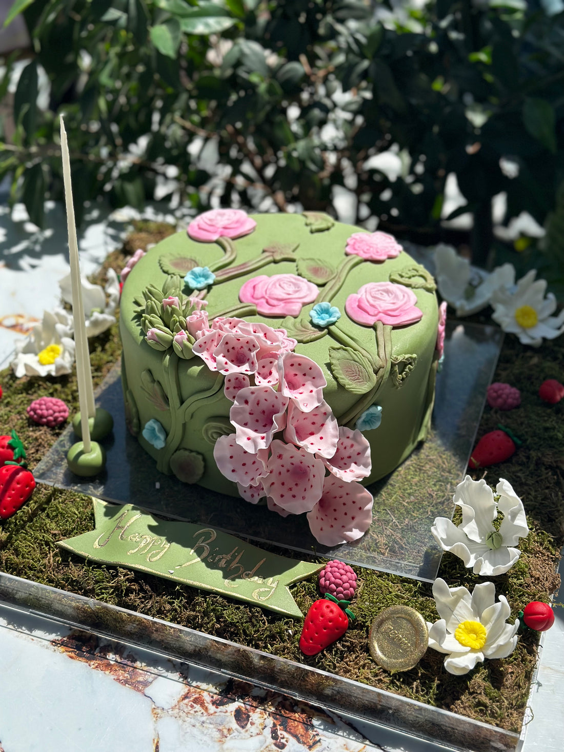 No:192 Şeker Hamurlu Tasarım Pasta