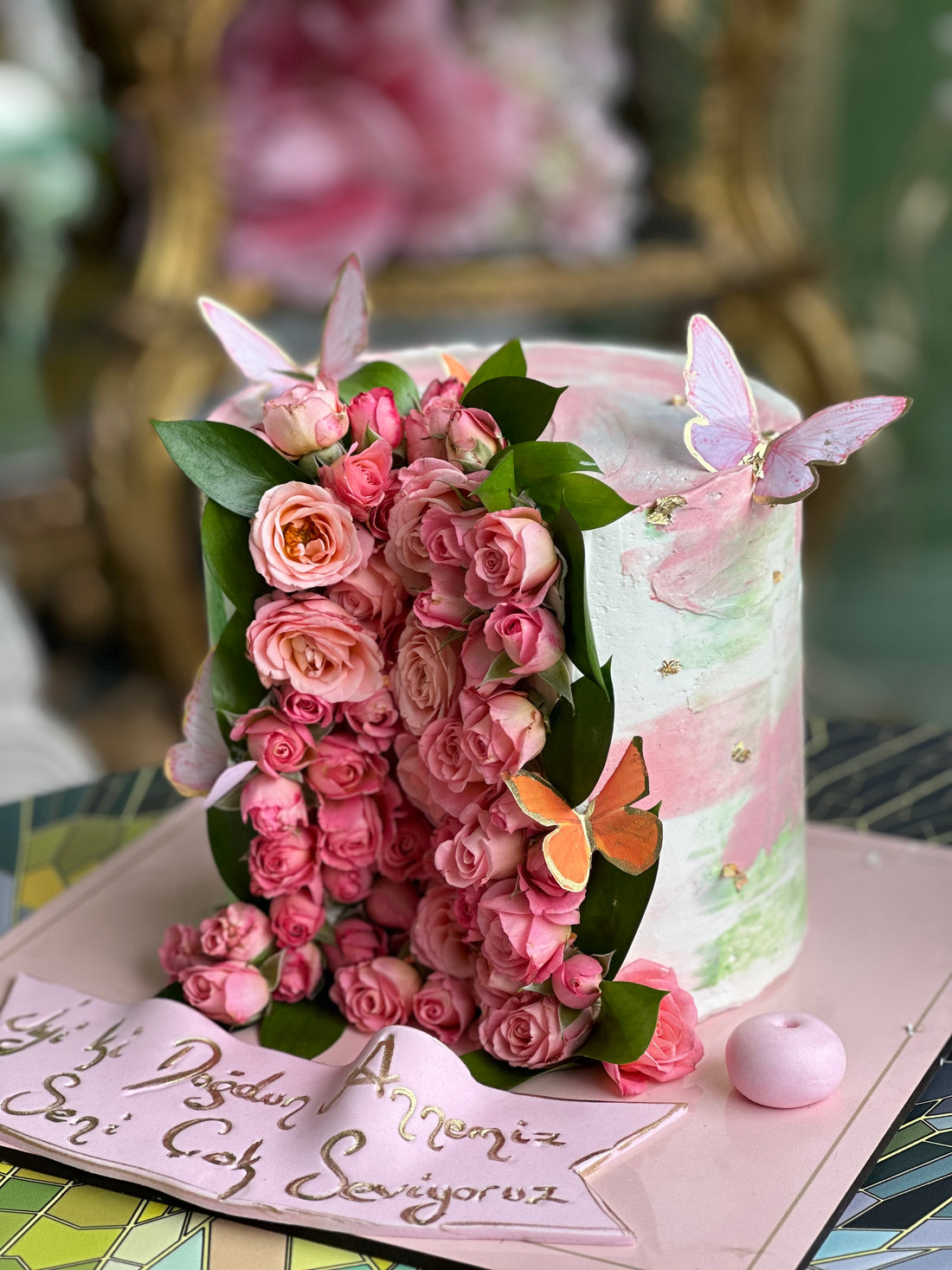 No:159 Kremalı Tasarım Pasta