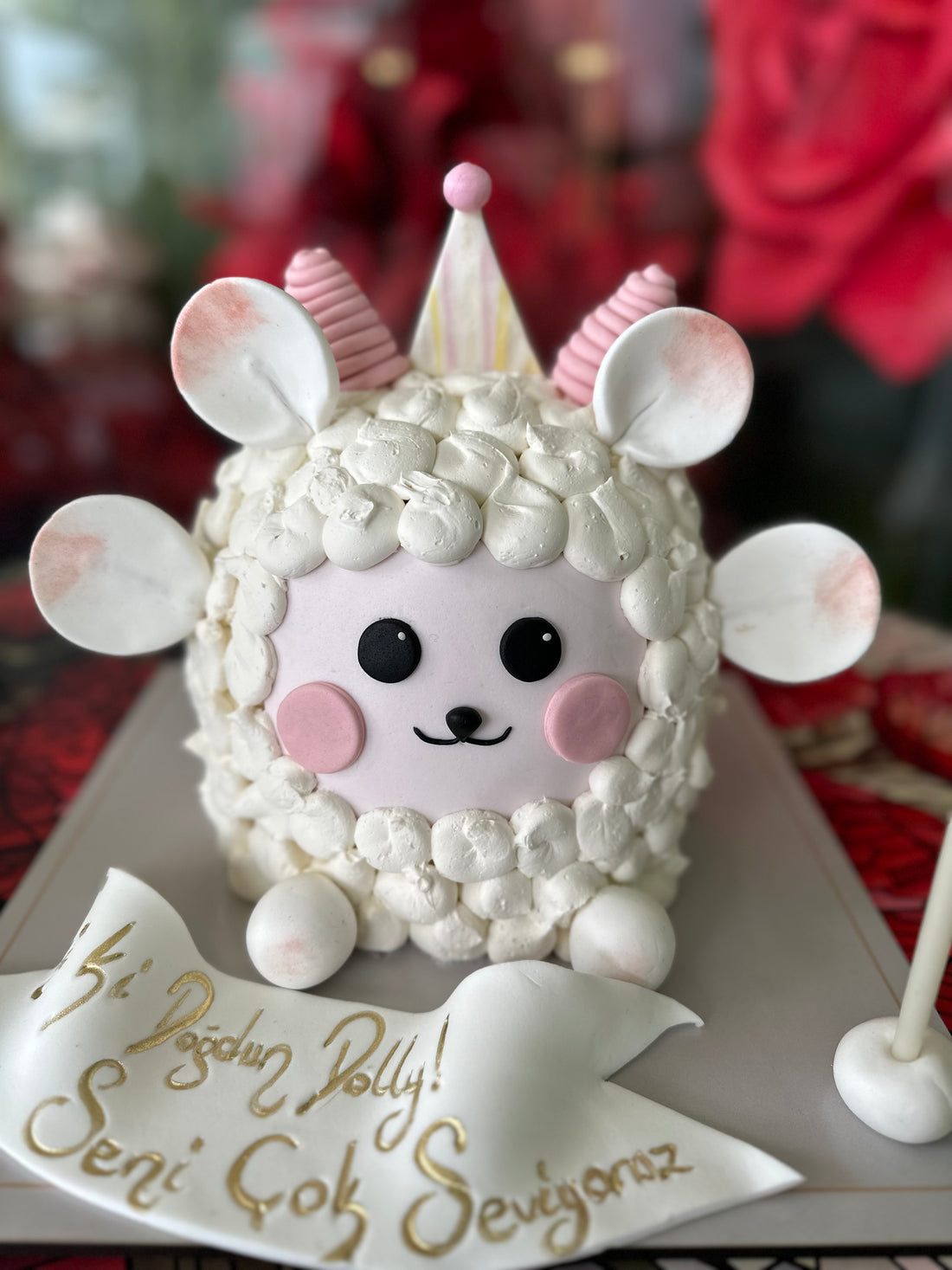 No:162 Kremalı Tasarım Pasta