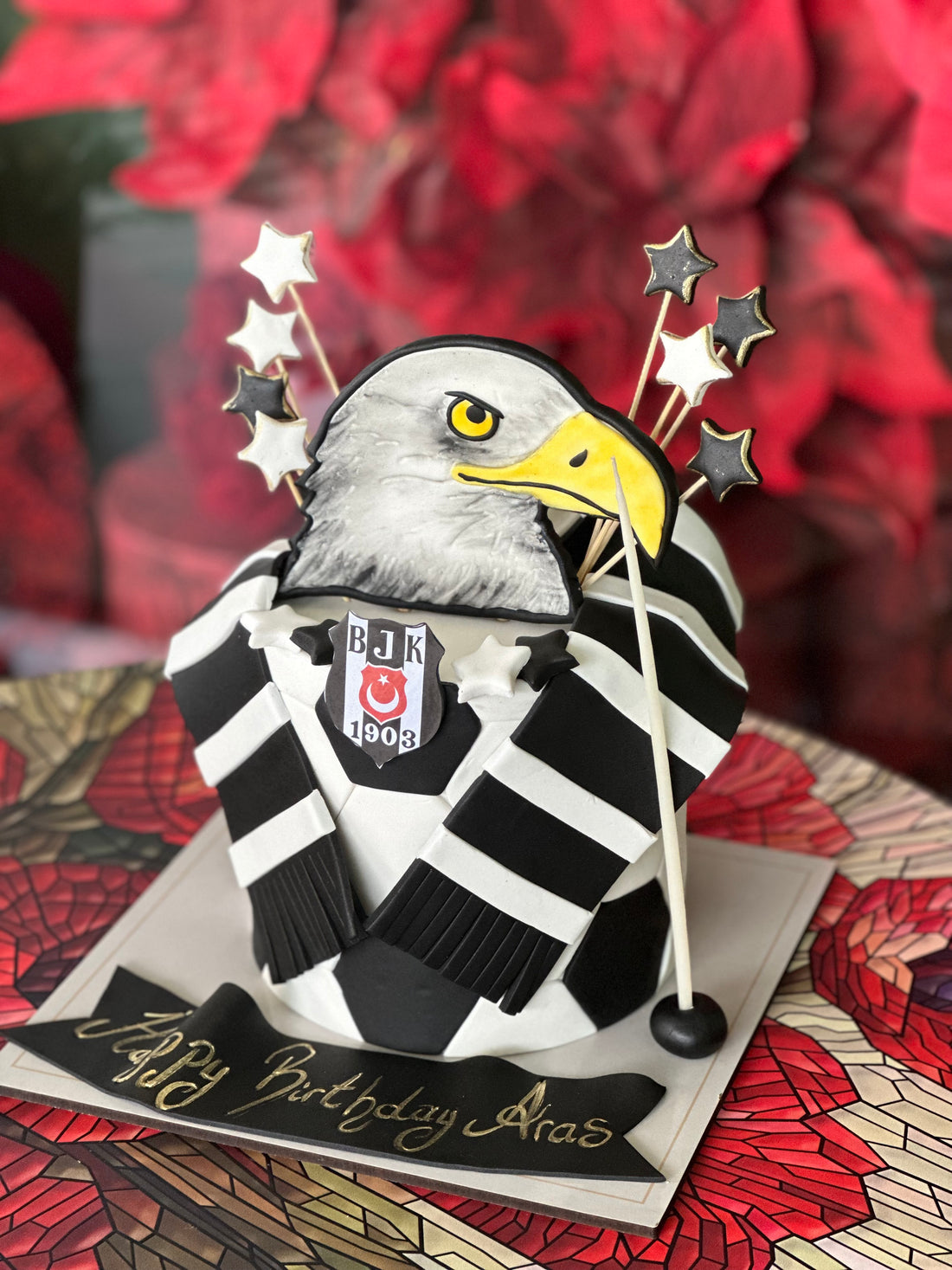 No:181 Şeker Hamurlu Tasarım Pasta