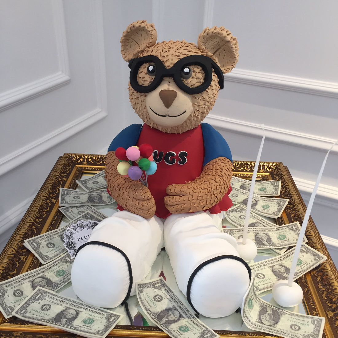 No:8 Şeker Hamurlu Tasarım Pasta