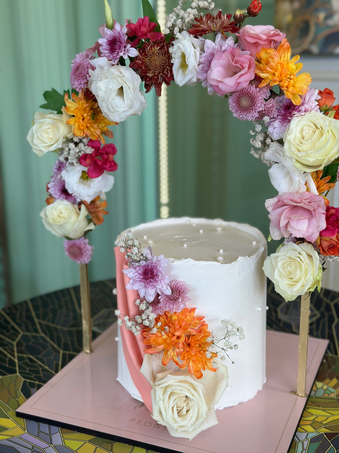 No:263 Kremalı Tasarım Pasta