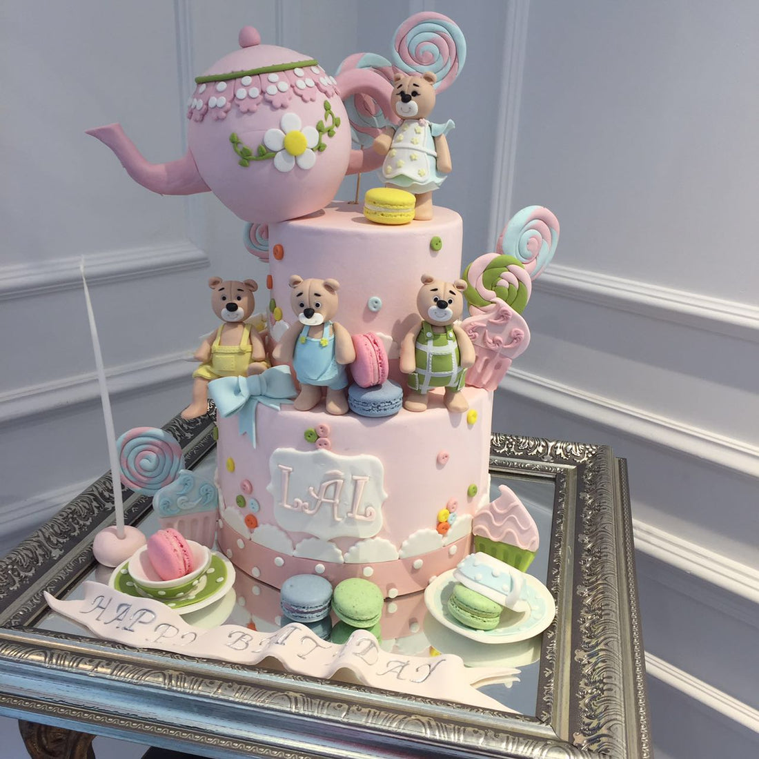 No:7 Şeker Hamurlu Tasarım Pasta