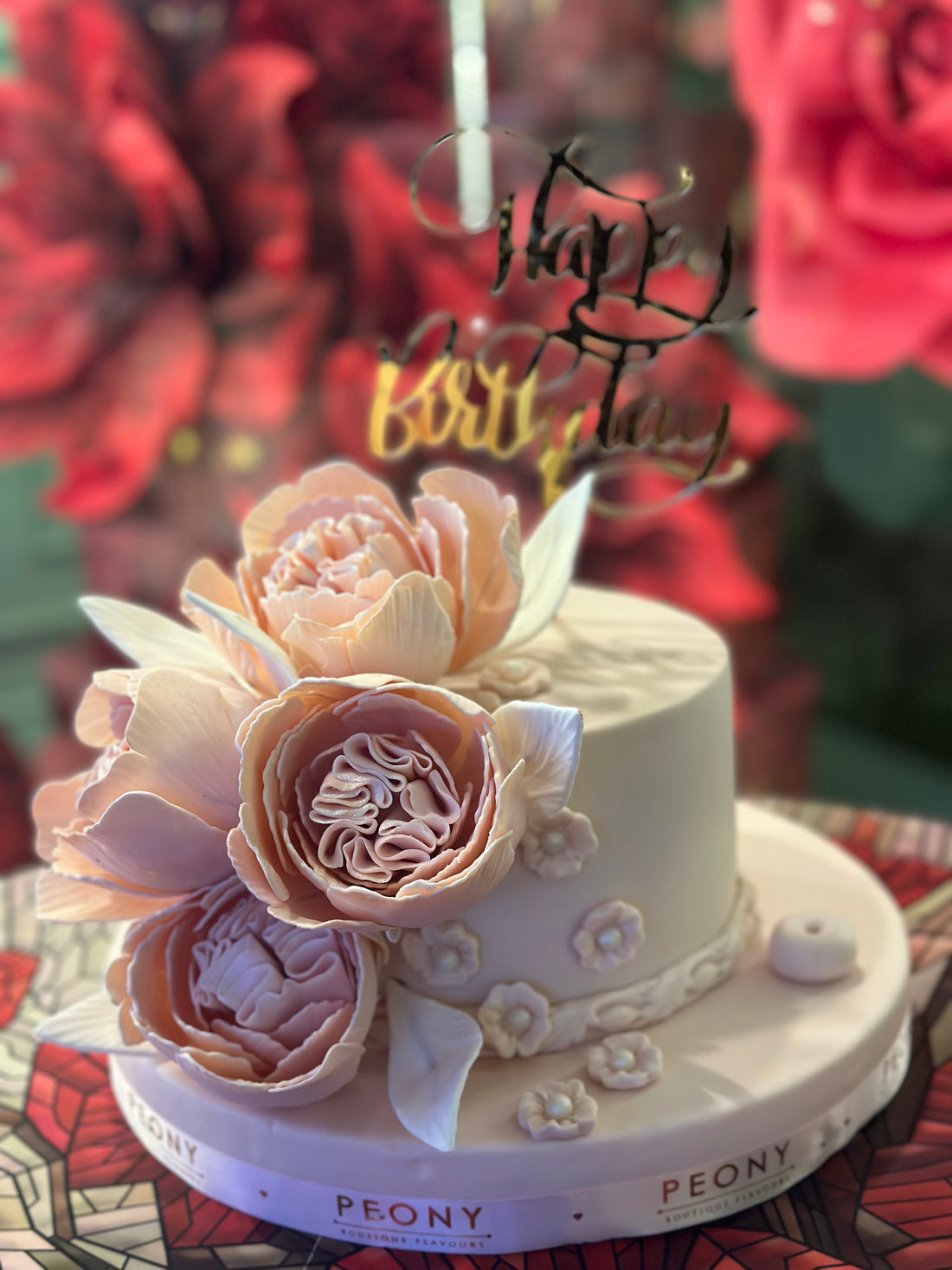 No:258 Şeker Hamurlu Tasarım Pasta