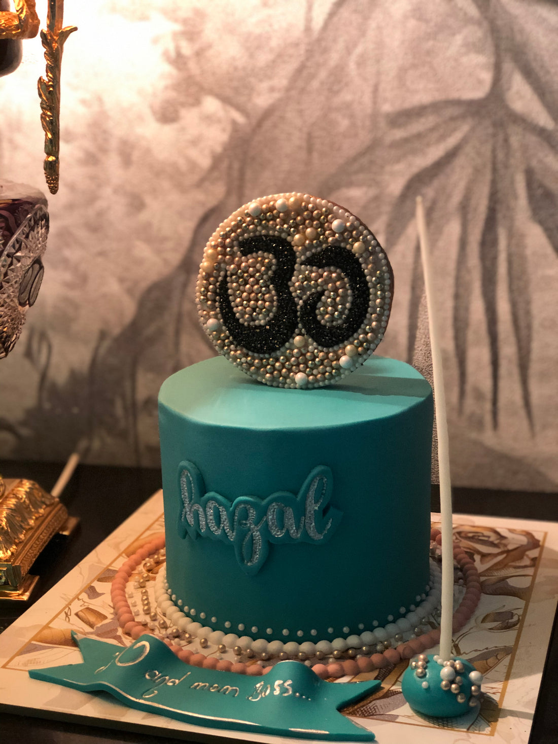 No:227 Şeker Hamurlu Tasarım Pasta