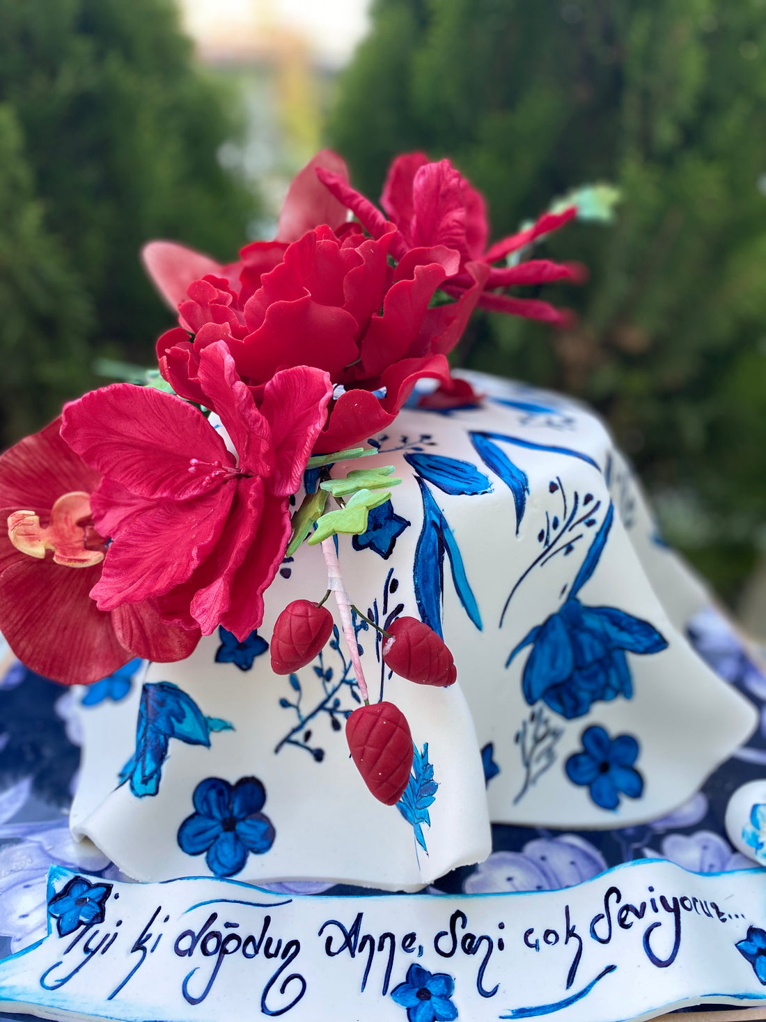 No:239 Şeker Hamurlu Tasarım Pasta