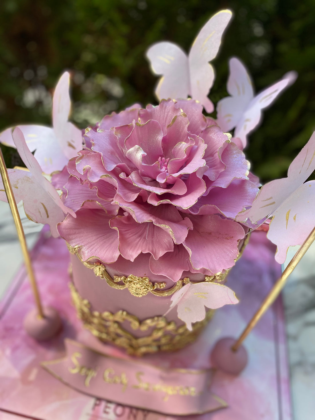 No:237 Şeker Hamurlu Tasarım Pasta