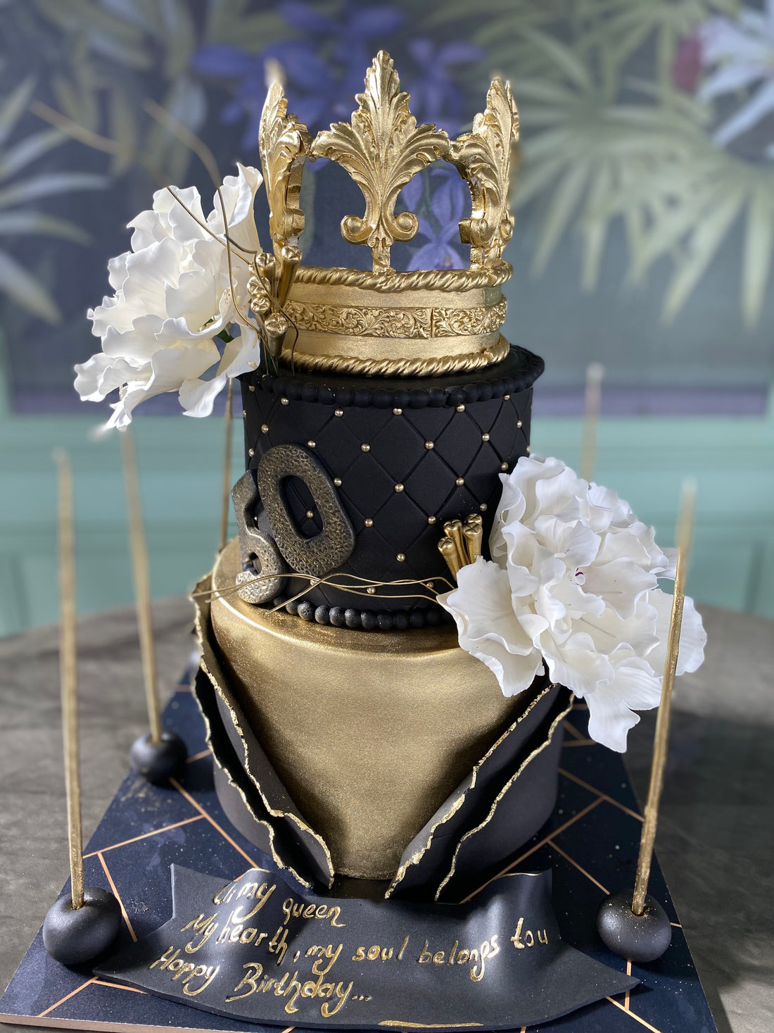 No:123 Şeker Hamurlu Tasarım Pasta