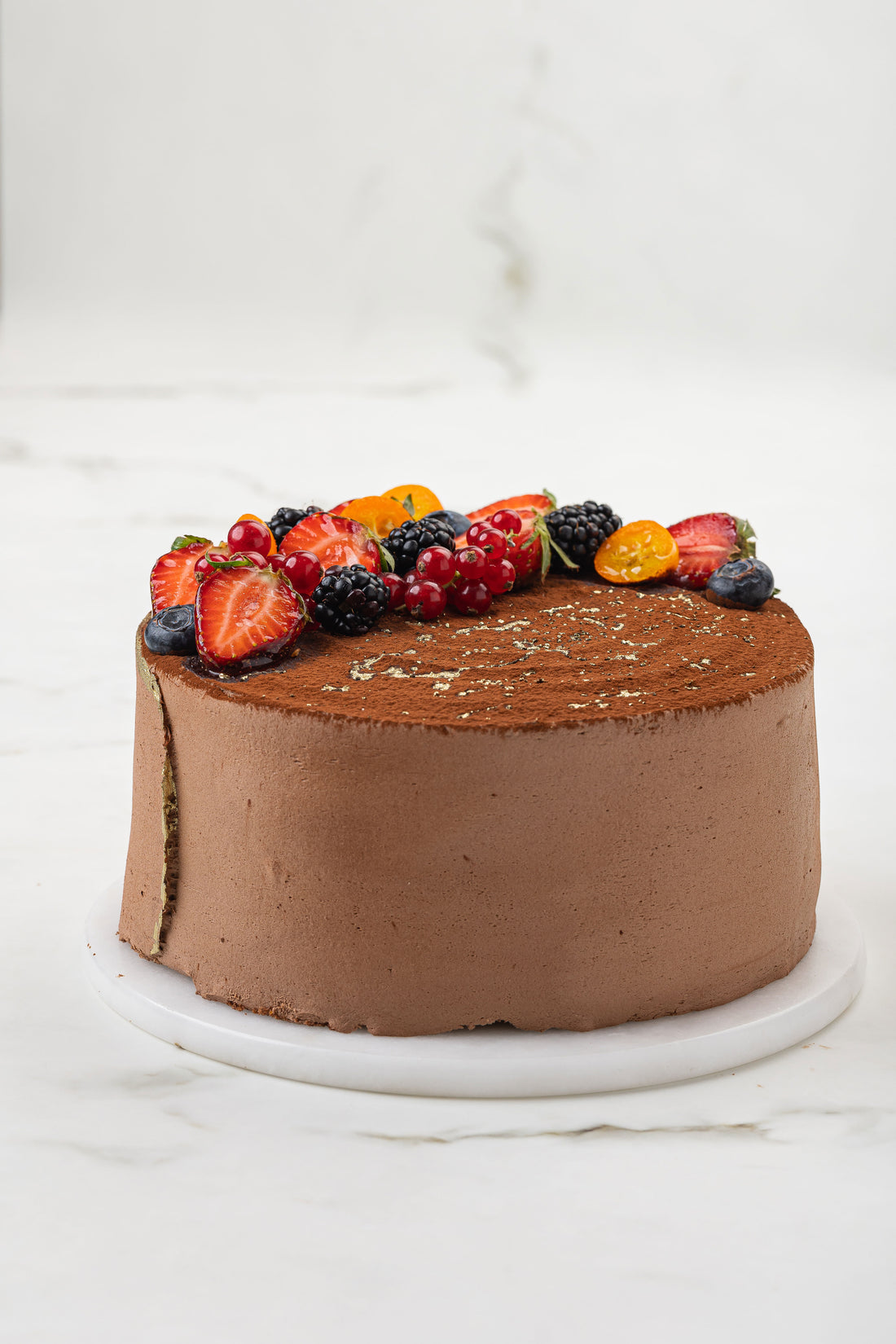 Orman Meyveli Çikolata Kremalı Pasta