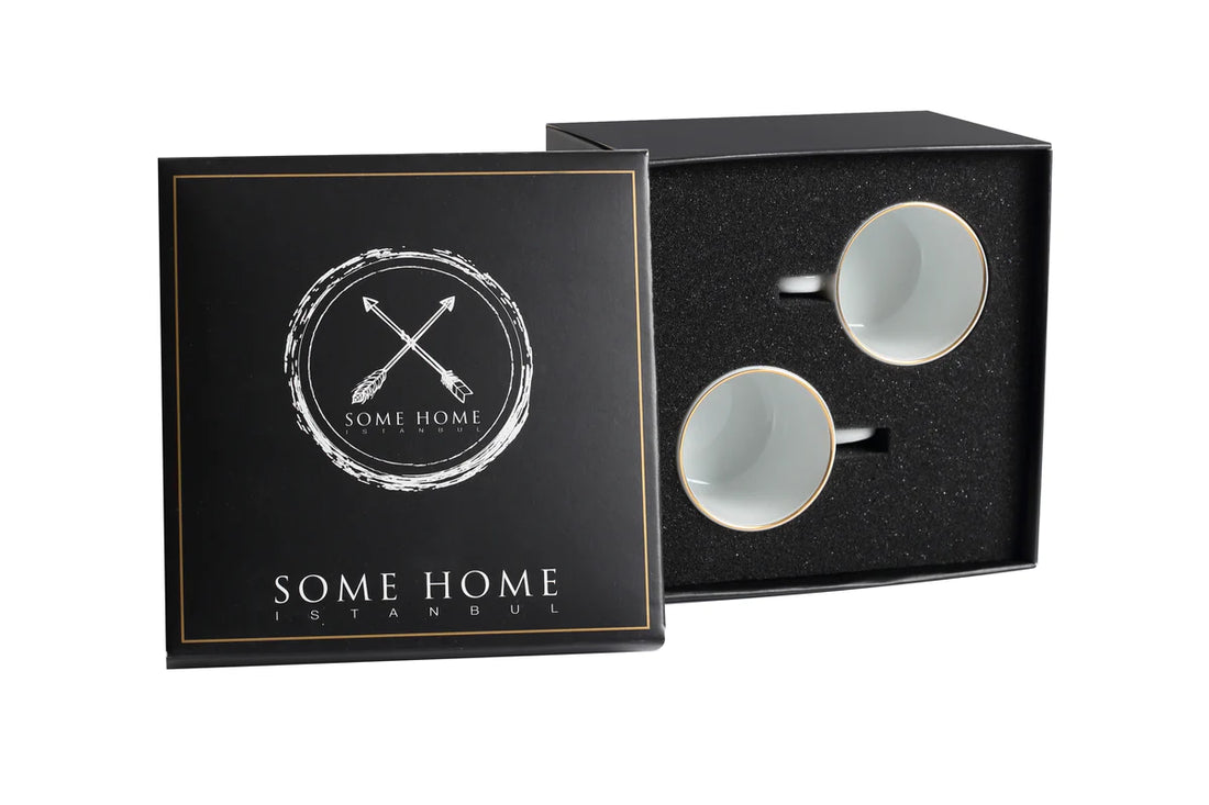 Horse Luck Blue Türk Kahvesi Fincanı