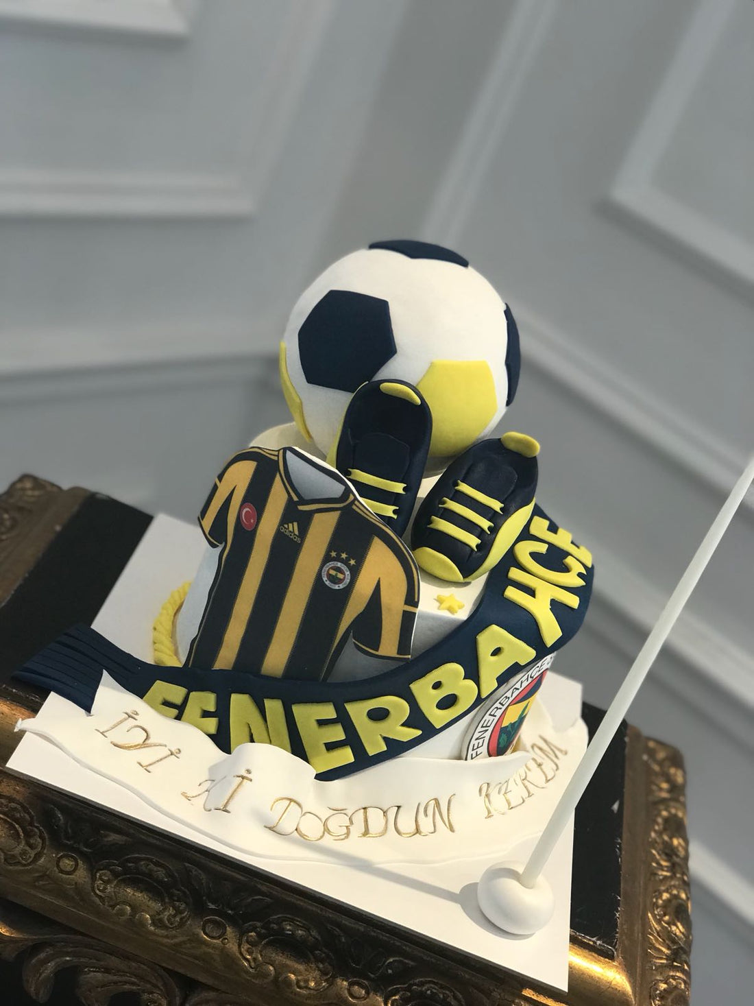 No:87 Şeker Hamurlu Tasarım Pasta