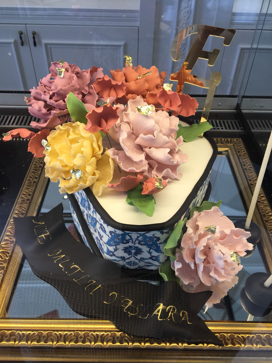 No:85 Şeker Hamurlu Tasarım Pasta