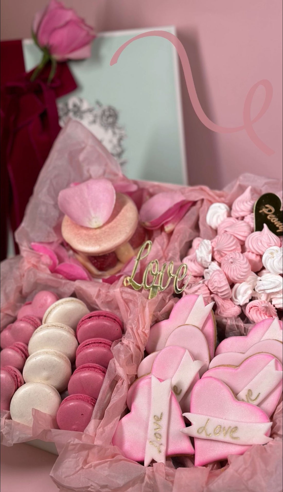 Pembe 4lü Hediye Kutusu