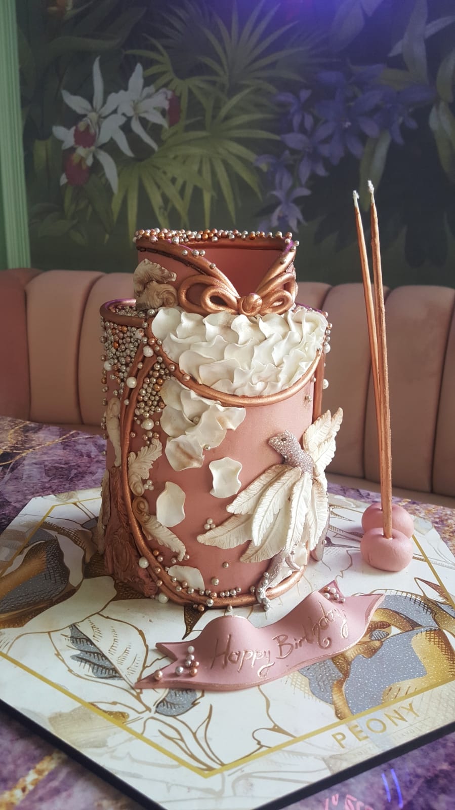 No:185 Şeker Hamurlu Tasarım Pasta