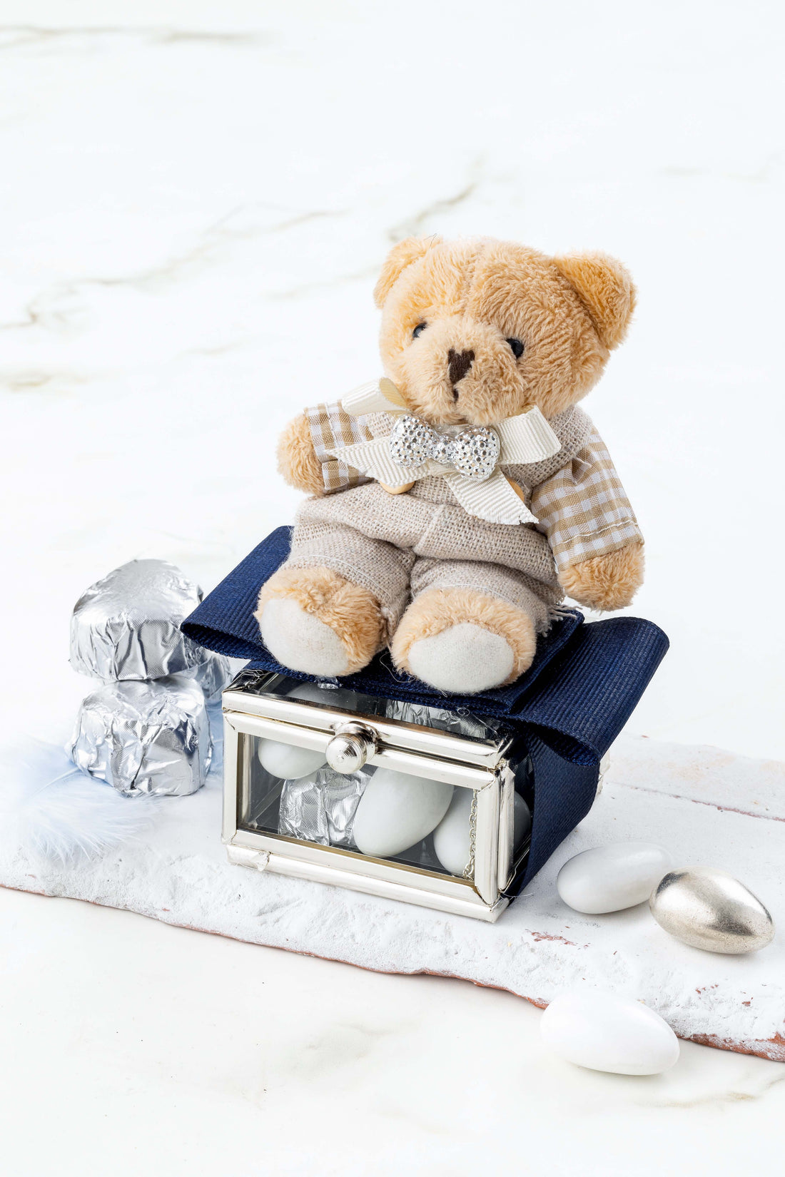 No:14 Ayıcıklı Kutu Yeni Doğan Hediyelik