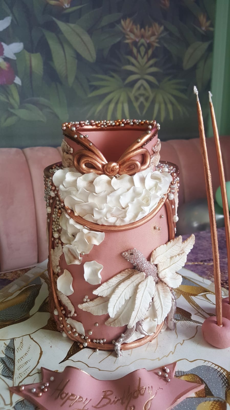 No:185 Şeker Hamurlu Tasarım Pasta