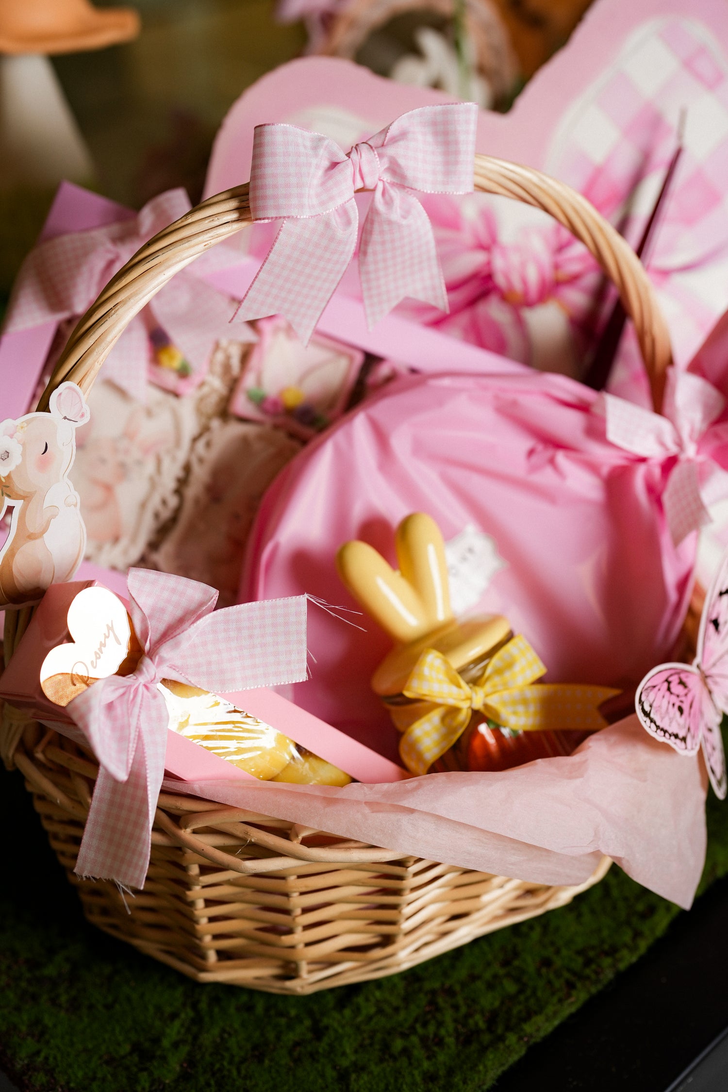 Easter Hediye Sepeti Büyük Pembe