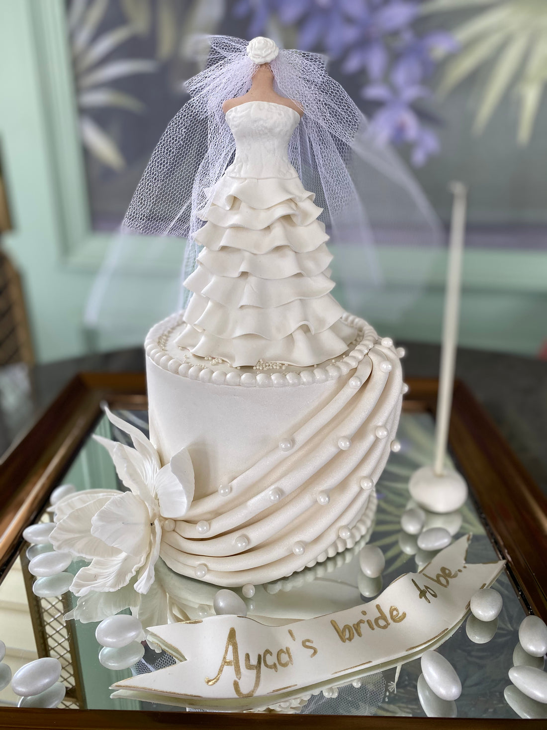 No:243 Şeker Hamurlu Tasarım Pasta