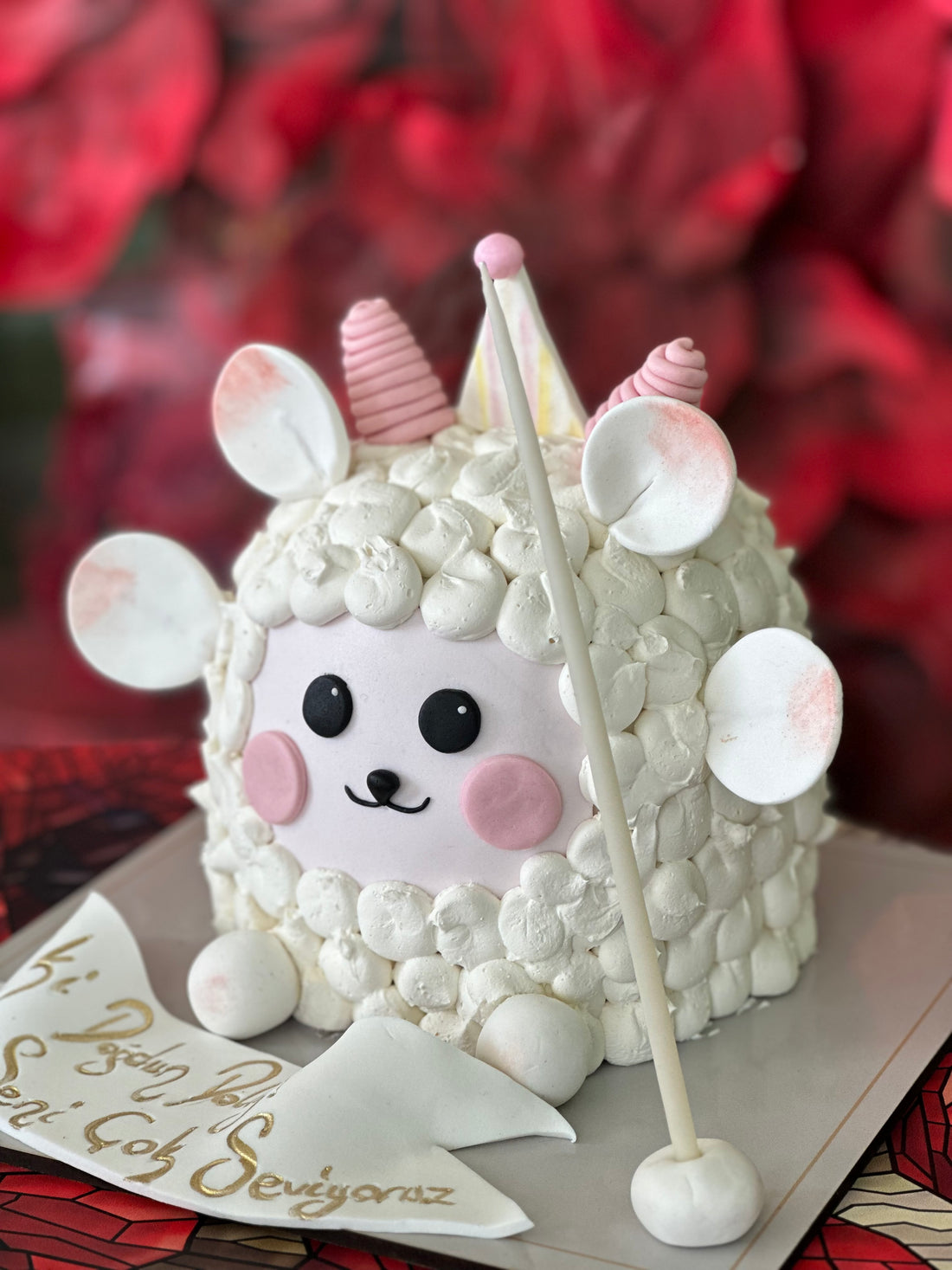 No:162 Kremalı Tasarım Pasta