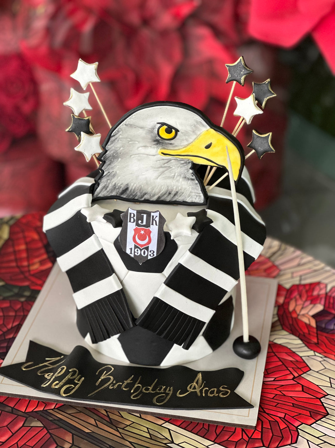 No:181 Şeker Hamurlu Tasarım Pasta