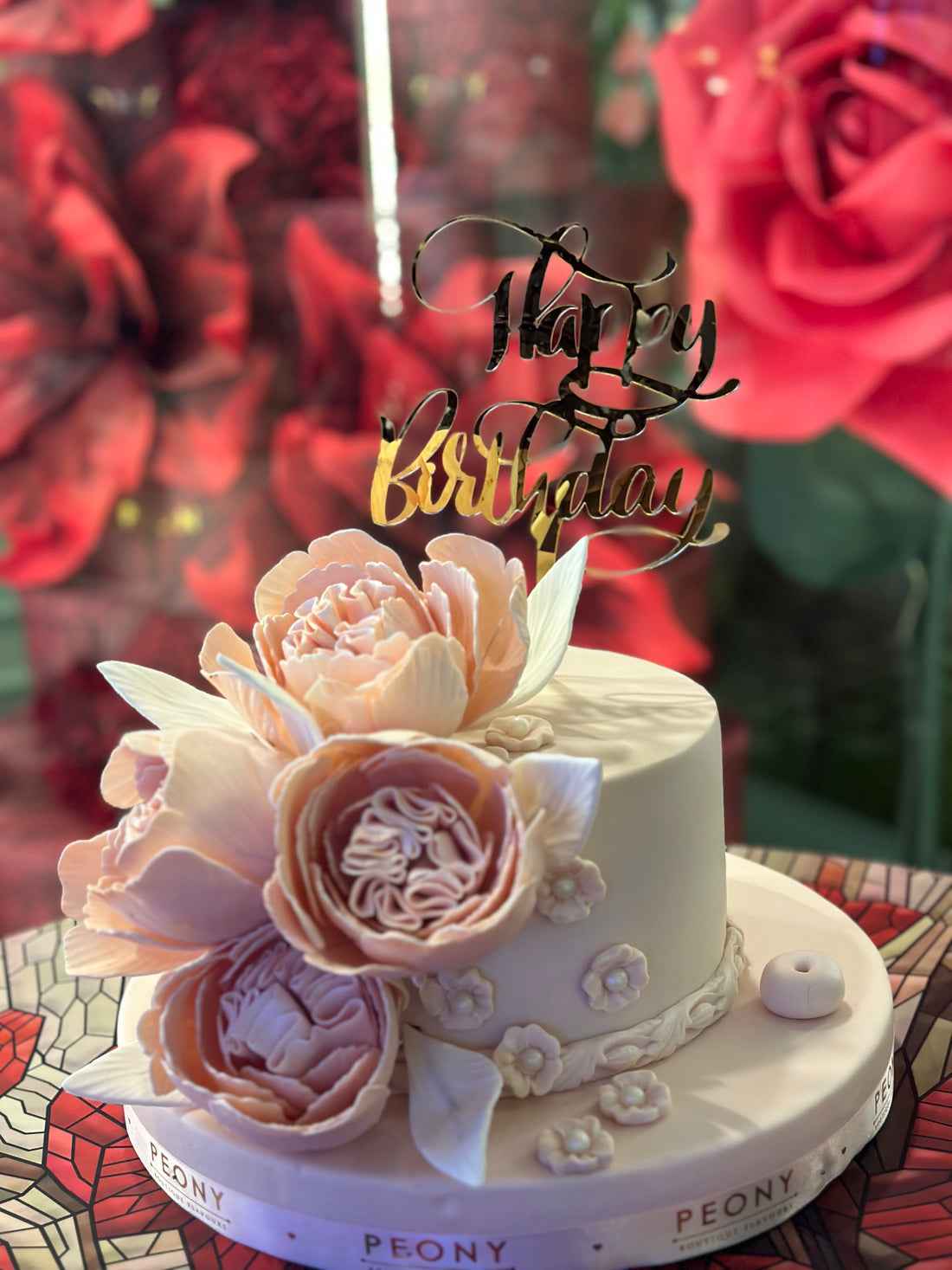 No:258 Şeker Hamurlu Tasarım Pasta