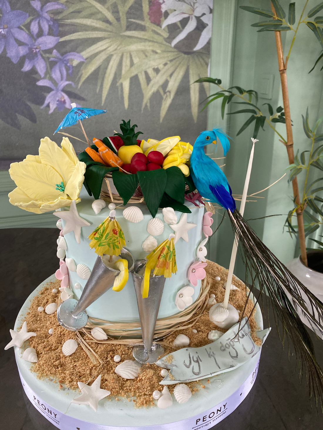 No:76 Şeker Hamurlu Tasarım Pasta