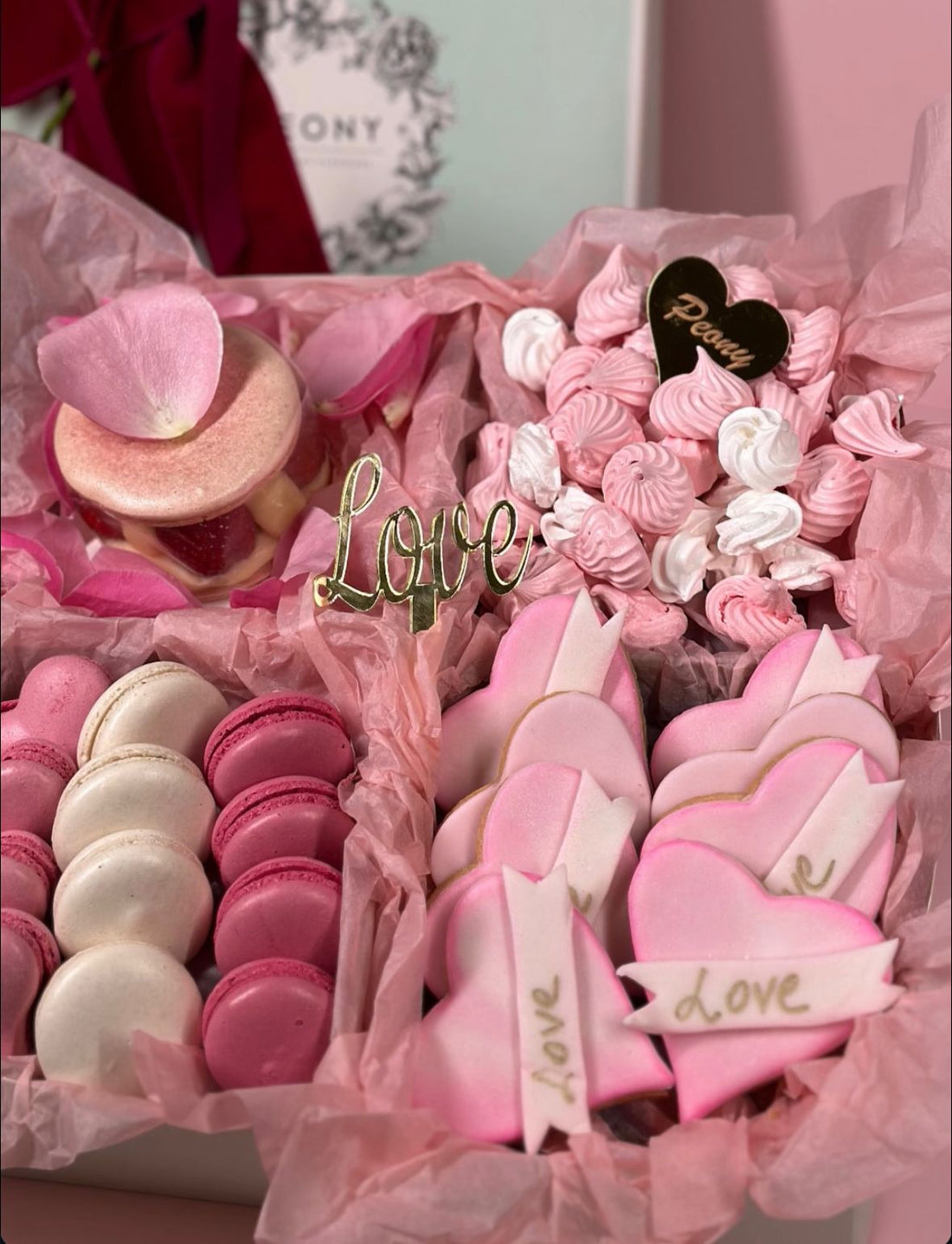 Pembe 4lü Hediye Kutusu