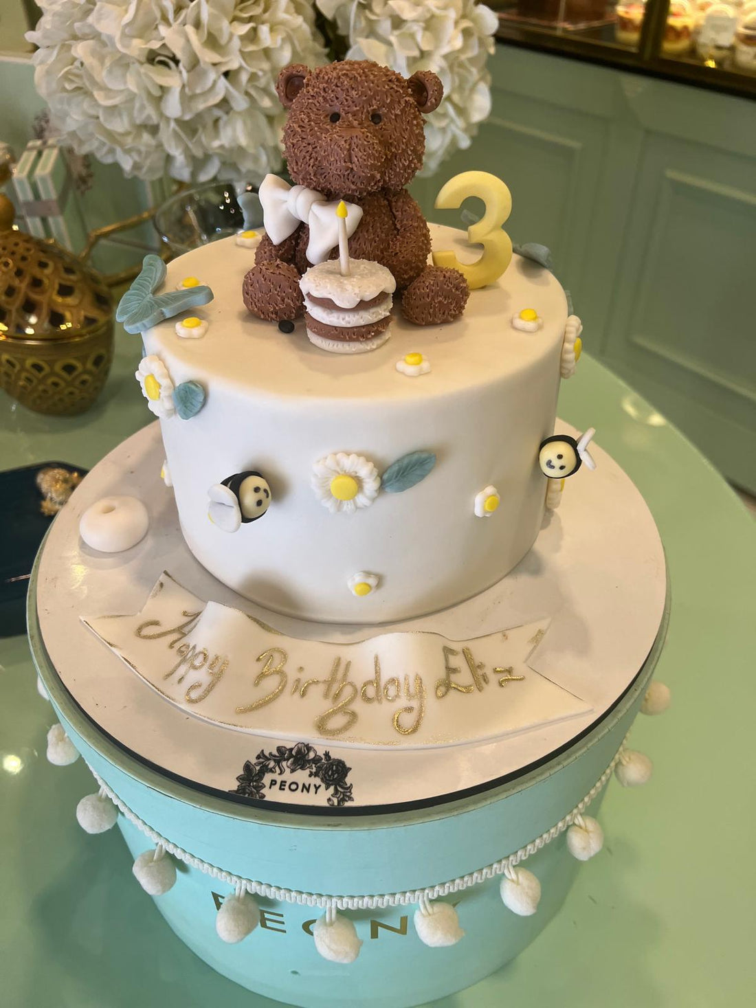 No: 284 Şeker Hamurlu Tasarım Pasta