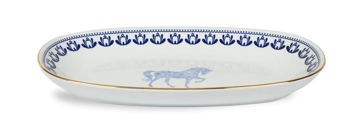 Horse Luck Blue Collection Meze Tabağı 34 cm